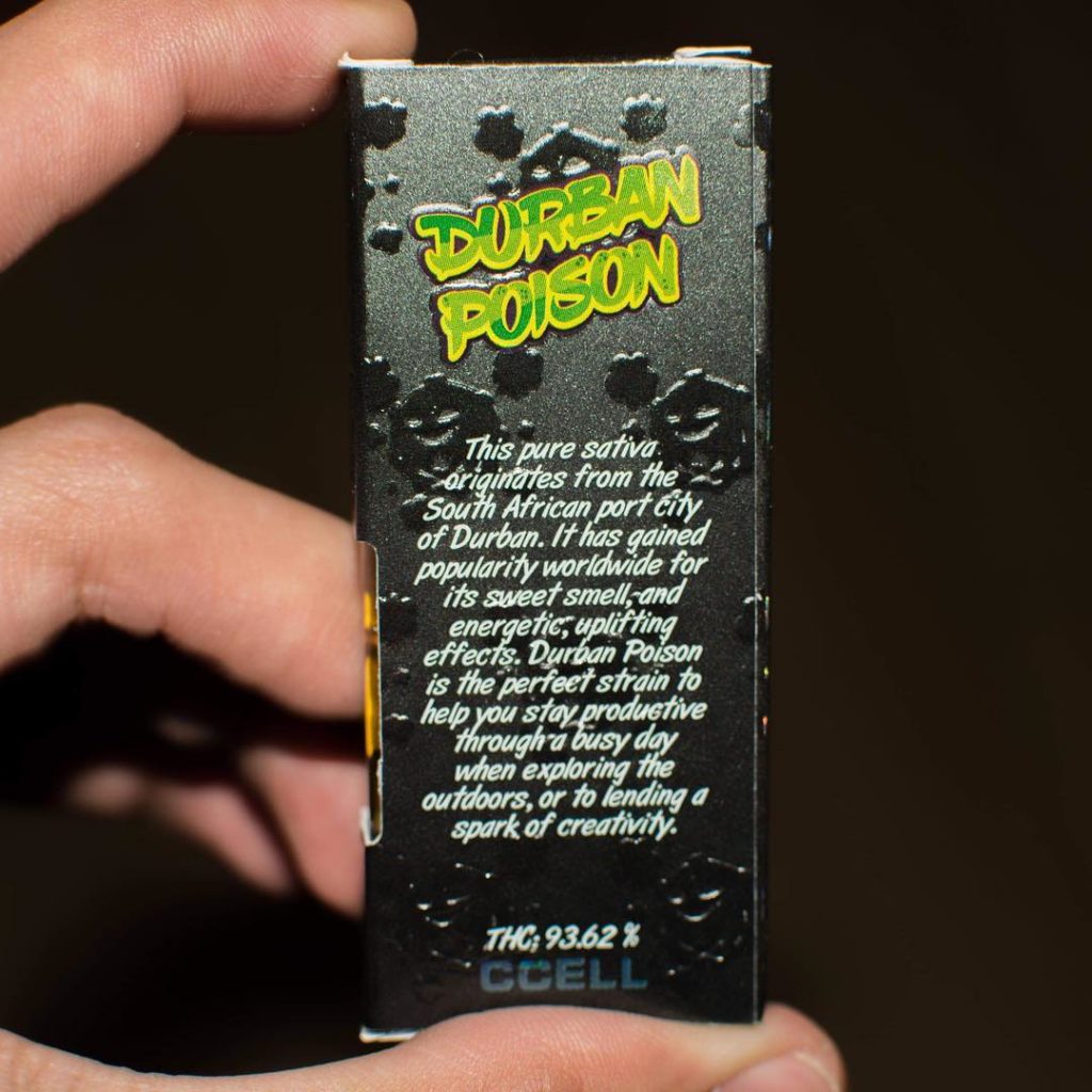 durban poison dank vape
