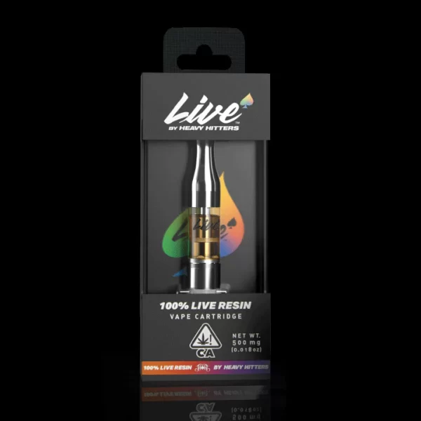 100% Live Resin Vape Cartridge